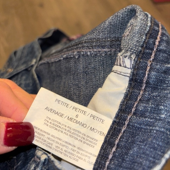 Gloria Vanderbilt size 6 petite jeans so cute! - Picture 3 of 9